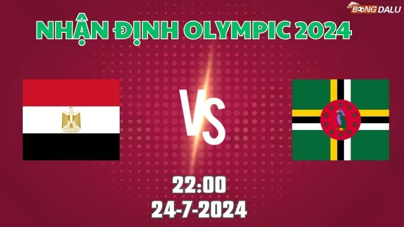 Nhận định U23 Ai Cập vs CH Dominican 22h00 ngày 24/7